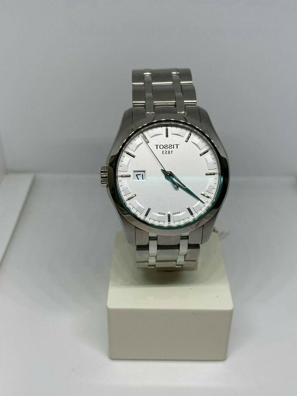 uomo tissot t classic couturier t0354101103100 nuovo