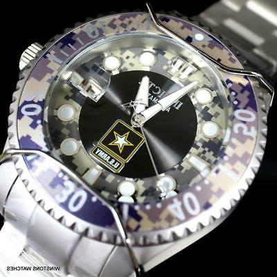 us army nero mimetico grigio acciaio inox