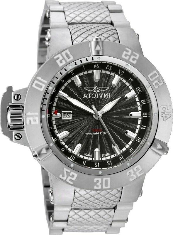 usato subacqueo quarzo analogico orologio argento acciaio