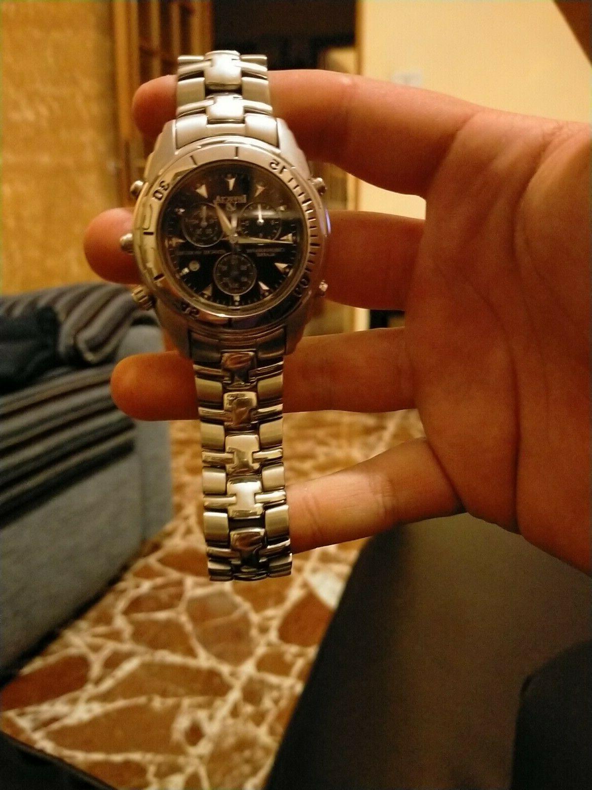 vendo orologio uomo argento condizioni buone in