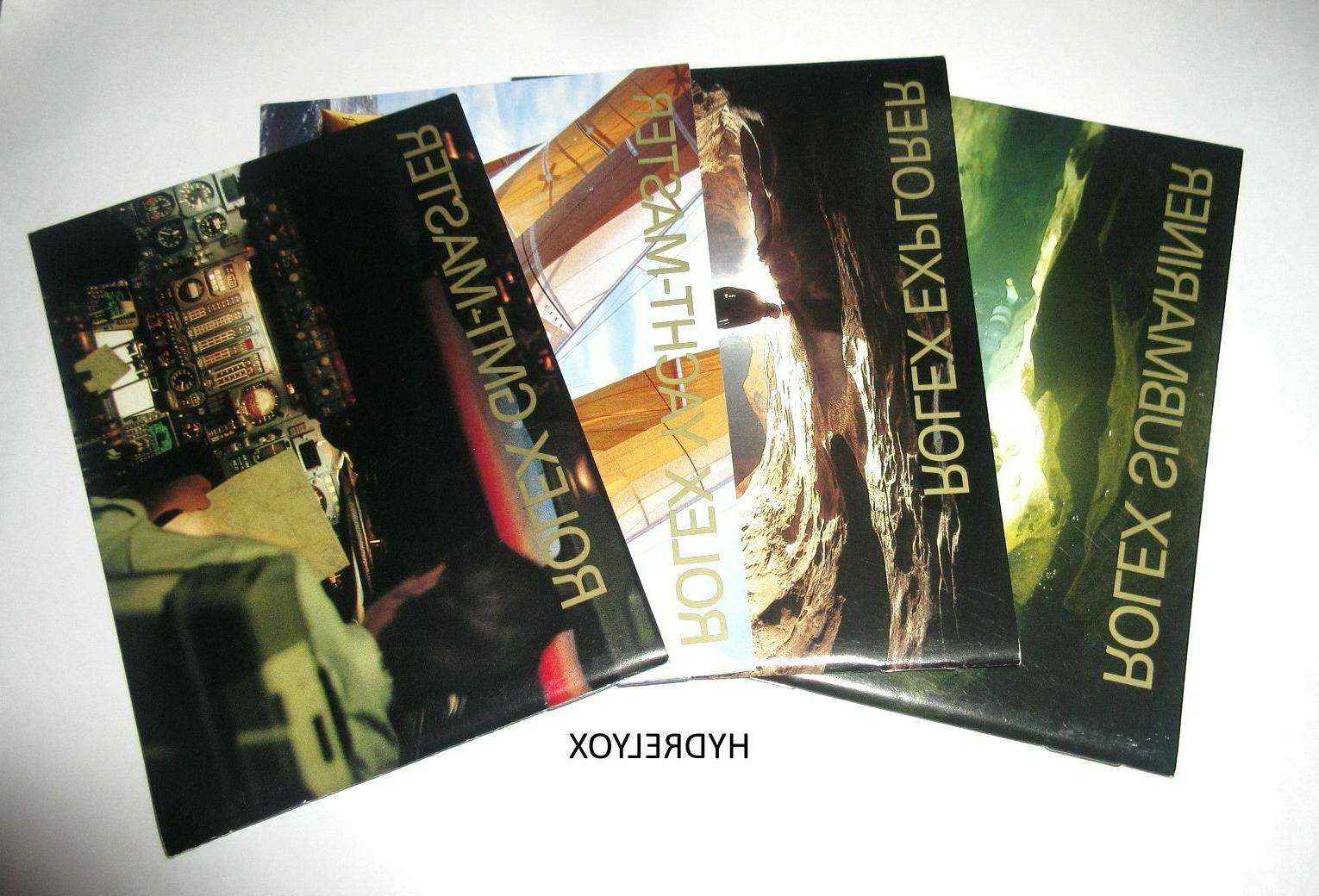 vintage booklet submariner gmt master explorer yacht