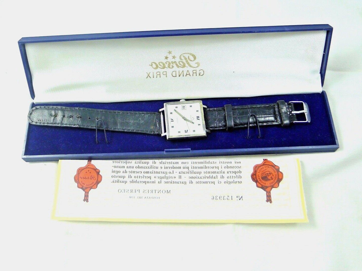 vintage orologio da polso 1986 automatico quadrato