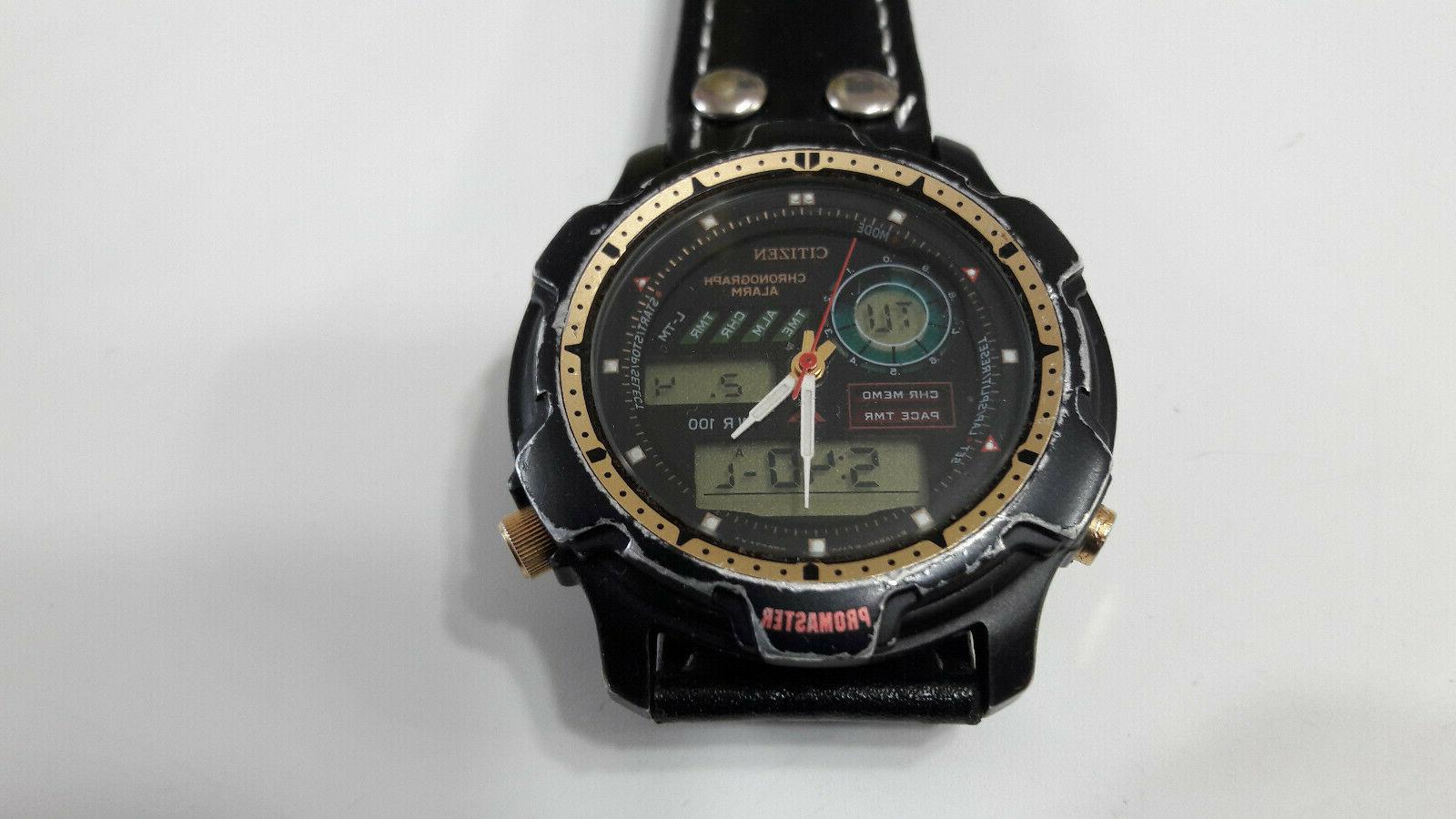 vintage orologio promaster c130 089294 dual time