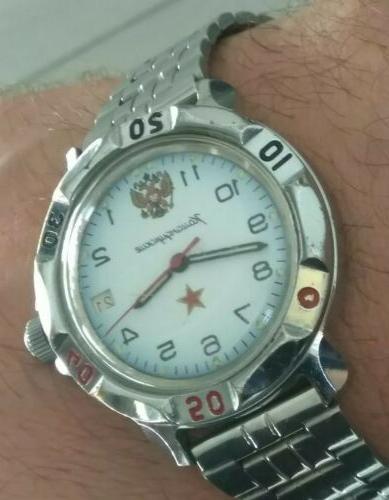 vintage orologio uomo militare russo fuori misura