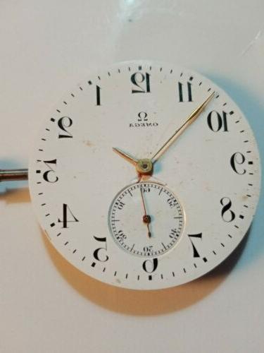 vintage pocket watch movement original dial 42mm