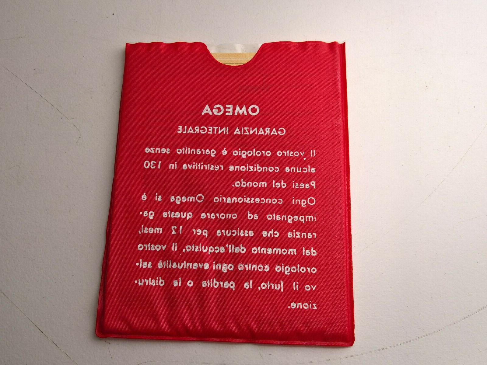 vintage seamaster 300 speedmaster 321 holder guarantee