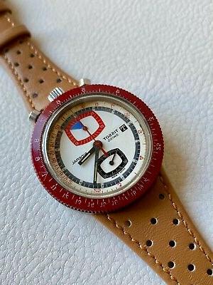 vintage sideral chrono bullhead cassa fiberglass grigia