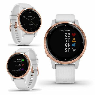 vivoactive 4s bianco con oro rosa smart