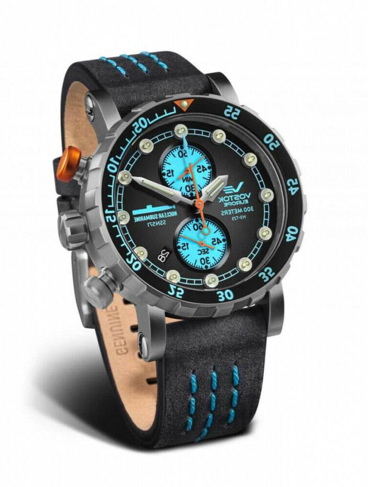 vostok europe nuclear submarine cronografo vk61 571h614