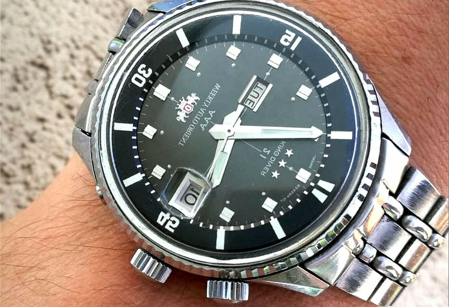 weekly orient sub king skin diver vintage