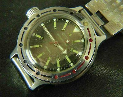 wostok amphibian ussr watch 17 j 2414a