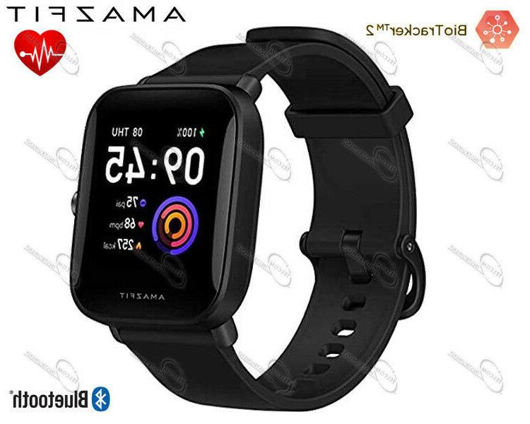 xiaomi smartwatch bip orologio sport tracker nero