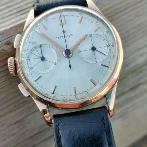 zenith gold 18k chronograph cal 146 d