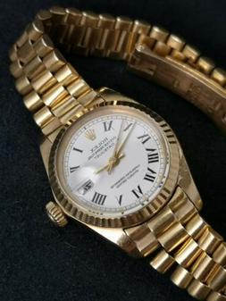 Rolex Lady Datejust Ref.6917 Gold 18 Kt President Bracelet G