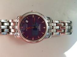 TISSOT LE LOCLE AUTOMATIC  SILVER DIAL BRACELET  DATA  SWISS