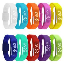 O Ragazze Digitale A Bambini Da Polso Sportivo Silicone Xq