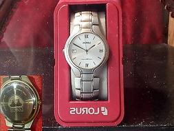 O Acciaio Movimento Japan Vx42e  Vintage Box Watch Stainless