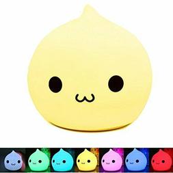 BestFire Luce Notturna LED Lampada per i Bambini Comodino 7 