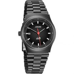 O Donna Ragazza Just Time In Acciaio Nero - Nuovo