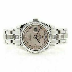 Rolex Masterpiece 18956 Donna Argento Platino 39mm Automatic