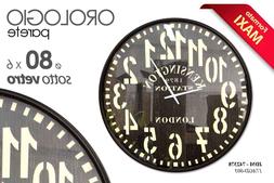 maxi oroloio 80cm tondo da parete sotto
