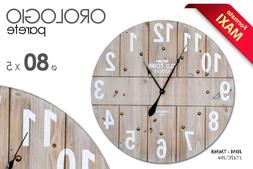 O Da Parete Tondo &Oslash; 80 Cm Stile Legno Pallet Country Qio 73