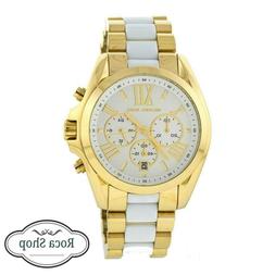 O Michael Kors Bradshaw Mk5743 Bracciale Oro E Bianco Nuovo 