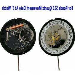 O Al Quarzo Cristallo Per Movimento Ronda 515