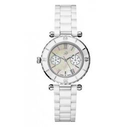 O Donna Guess Collection Gc Watch Chrono Bianco Cassa Madrep