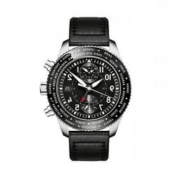 New IWC Pilots Chronograph Timezoner Steel Automatic 45 mm G