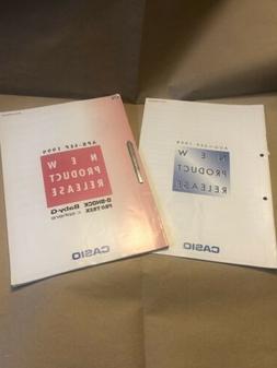 CASIO New Product Release 1998-1999 GPS/G-SHOCK Ecc. Catalog