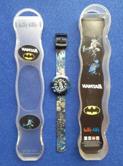 O Da Polso Bambino Flik Flak Batman Dc Swiss Made Time Orolo