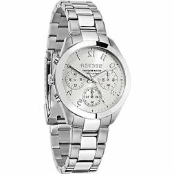 O Cronografo Quarzo Da Donna Con Cinturino In Acciaio In