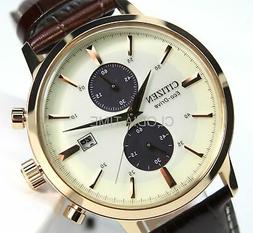 Citizen Nuovo 2021 Eco-Drive Solare Classic Crono Pelle Lami