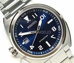 Nuovo Citizen Automatico Uomo Tempo Blu Acciaio NJ0100-89L 1
