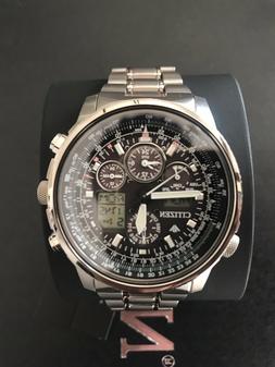 Nuovo!!!Citizen Crono Pilot Super Titanio Radiocontrollato J