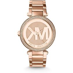 O Donna Michael Kors Mk5865 Con Logo Grande Parker Garanzia 