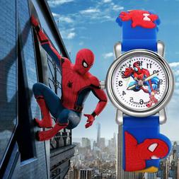 O Per Bambini Spiderman Cartoon Boys Orologi Da Polso Digita