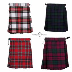 Nuovo Scozzese Bambine Poliviscosa Kilt - Scelta Di Tartan T