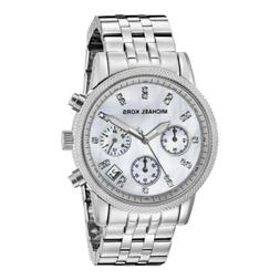 O Michael Kors Ritz In Acciaio Madreperla E Brillanti Mk5020