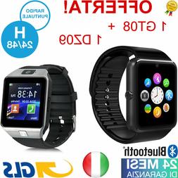 OFFERTA 2 SMARTWATCH ANDROID IOS CON SIM BLUETOOTH MICRO SD 
