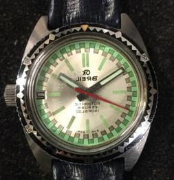 BREIL ok sub 20 atm pre manta Automatic Vintage Diver Waterp
