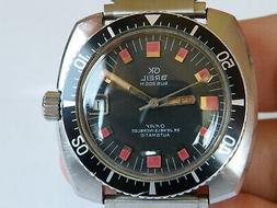 BREIL "OKAY"-AUTOMATIC-SUB 200 M-CASSA OVERSIZE -TUTTO ACCIA