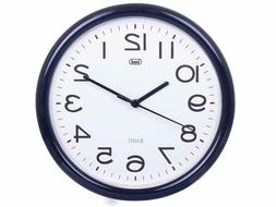 O Muro Al Quarzo Movimento Silenzioso Diametro 24 Cm Nero