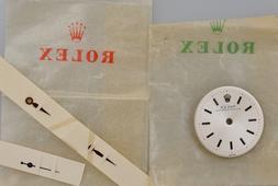 Rolex original silver dial lady gold O.P. 26mm 6618 new old 