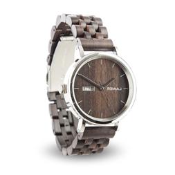 Alla Moda Marca Laimer In Legno ,cassa In Acciaio 42 Mm ,rau