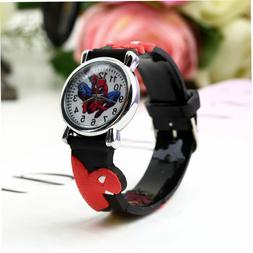 Da Polso Bambini, Spiderman, Guinzaglio In Silicone. Orologi