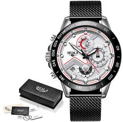 Da Uomo Lige Analogico Orologio Moda Luminoso Orologio Sport