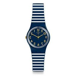 Swatch Ora D'aria Ln153 Watch Piccolo Silicone Blu Bianco Do
