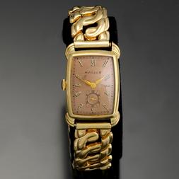 O 17-jewel Manuale Vento Rettangolare Rosa Quadrante